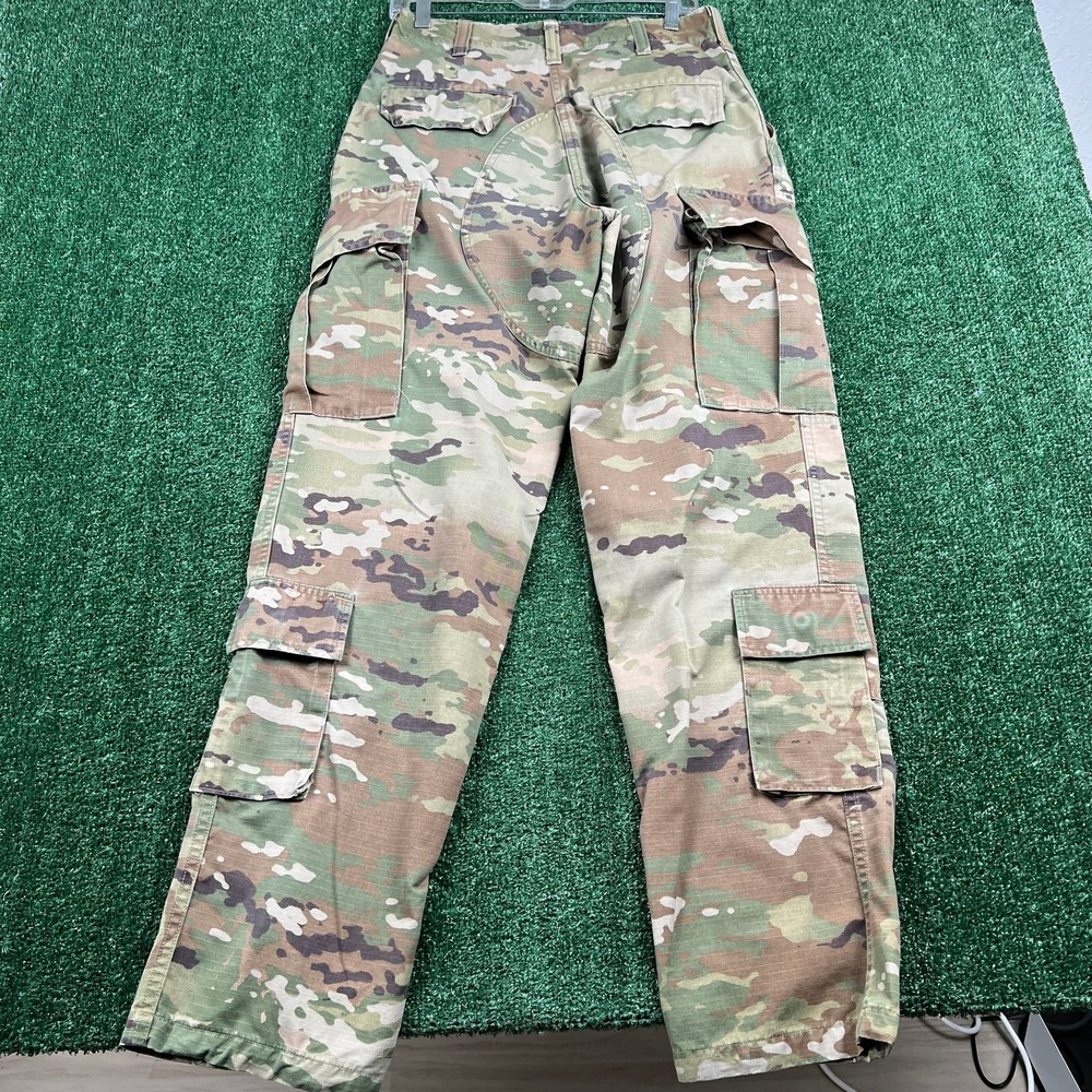 Military Multicam Cargo Pants Men's Small Reg 30x32 Insect Shield Ripstop Canvas - Picture 6 of 9